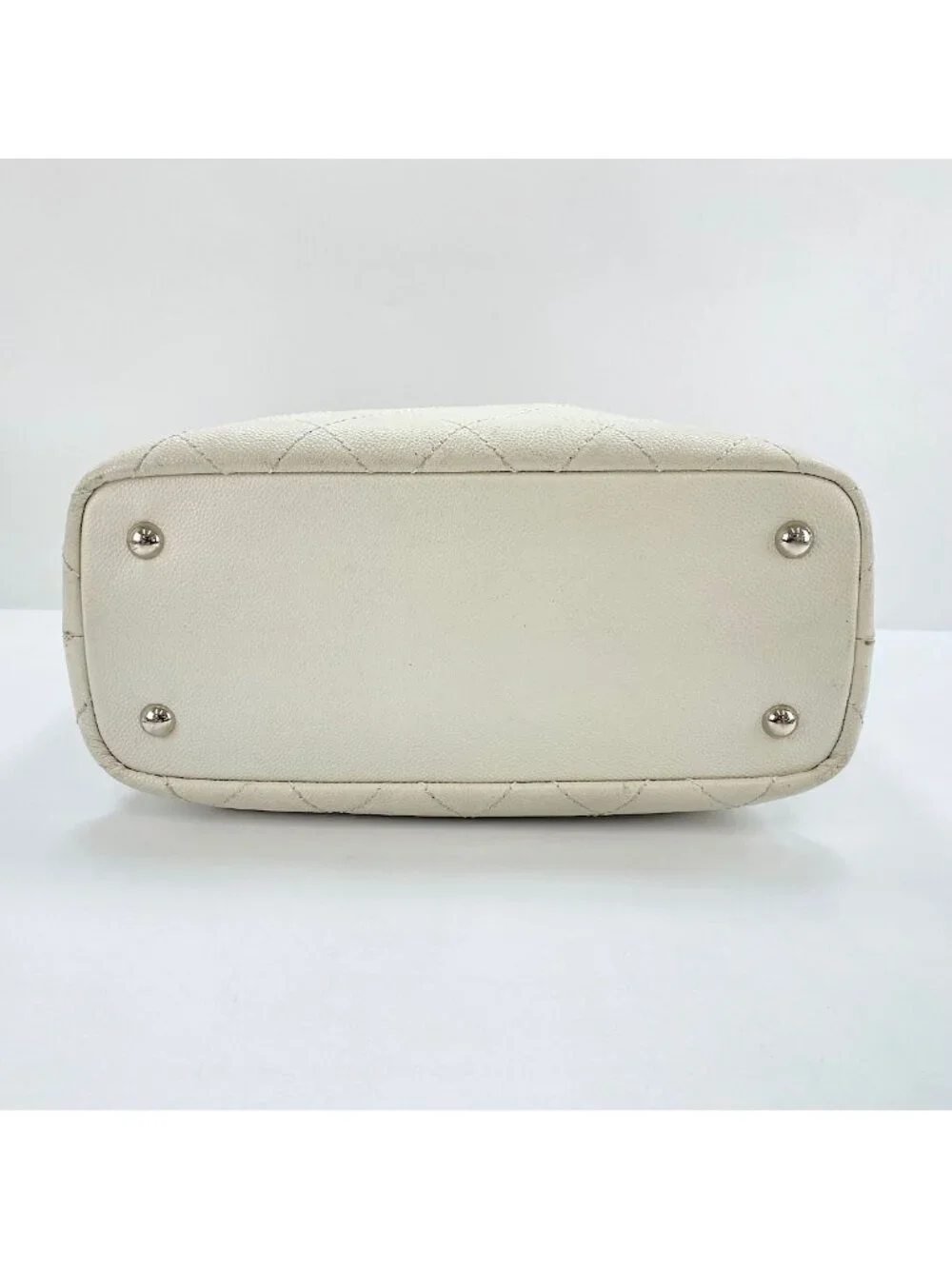 Chanel Tote Quilted White